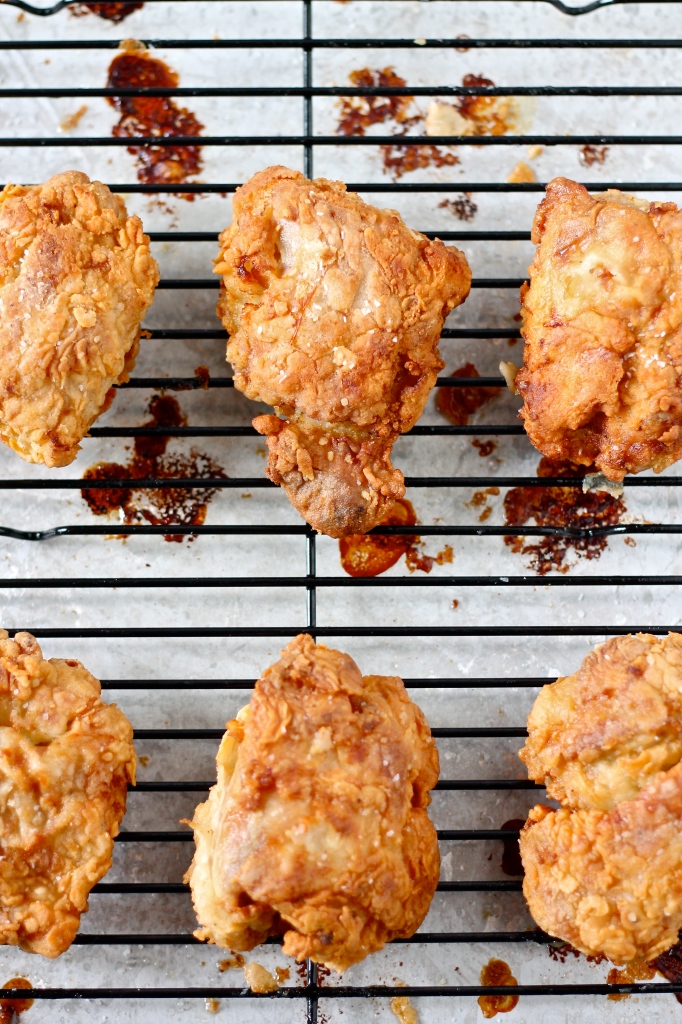 Fried Chicken and Pimento Cheese Biscuits