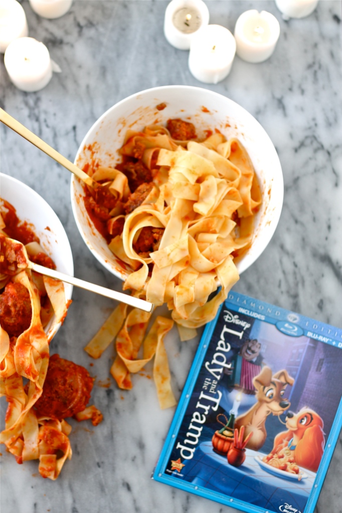 Quick and Easy Spaghetti and Meatballs Inspired By Lady and The Tramp