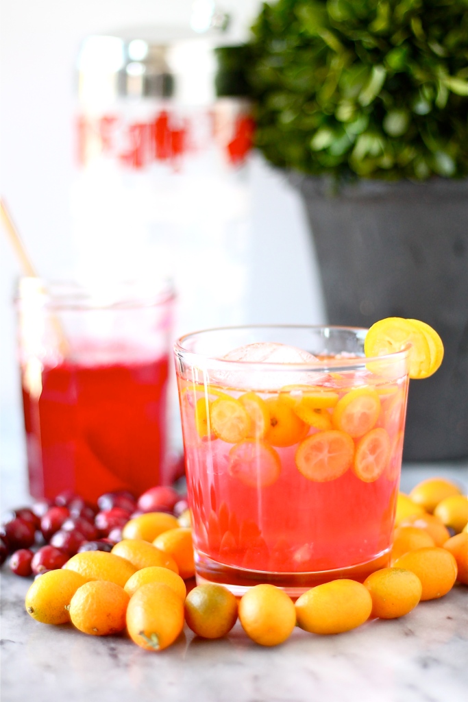 Kumquat Cranberry Margaritas