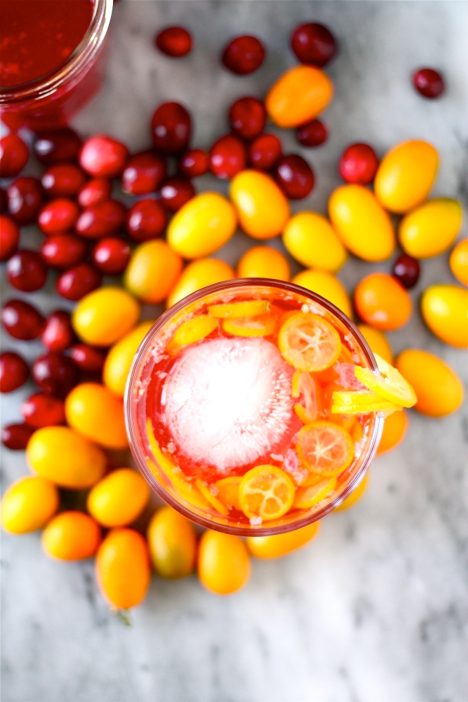 Kumquat Cranberry Margaritas